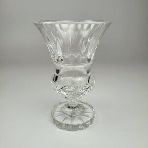 Galway Irish Crystal Vase Rathmore 6" Footed Vase